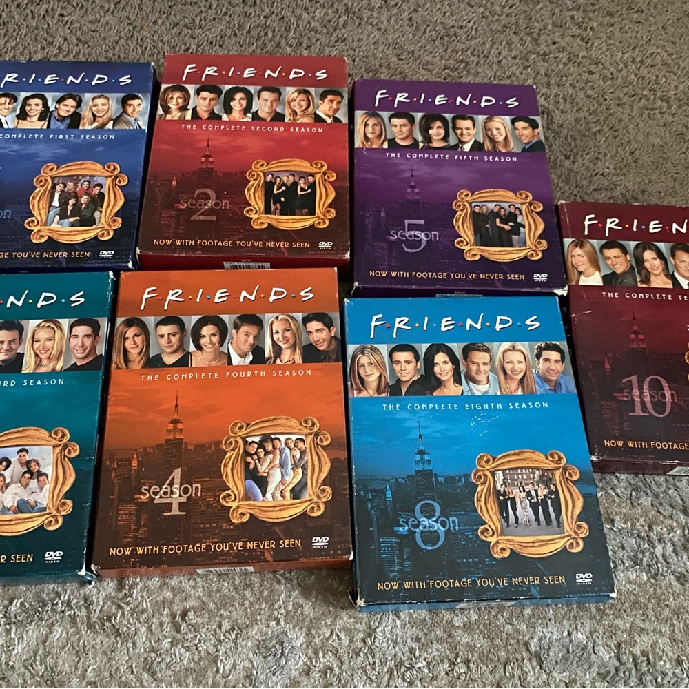 FRIENDS SEASONS 1-5 COMPLETE SERIES DVD missing 6,7,9